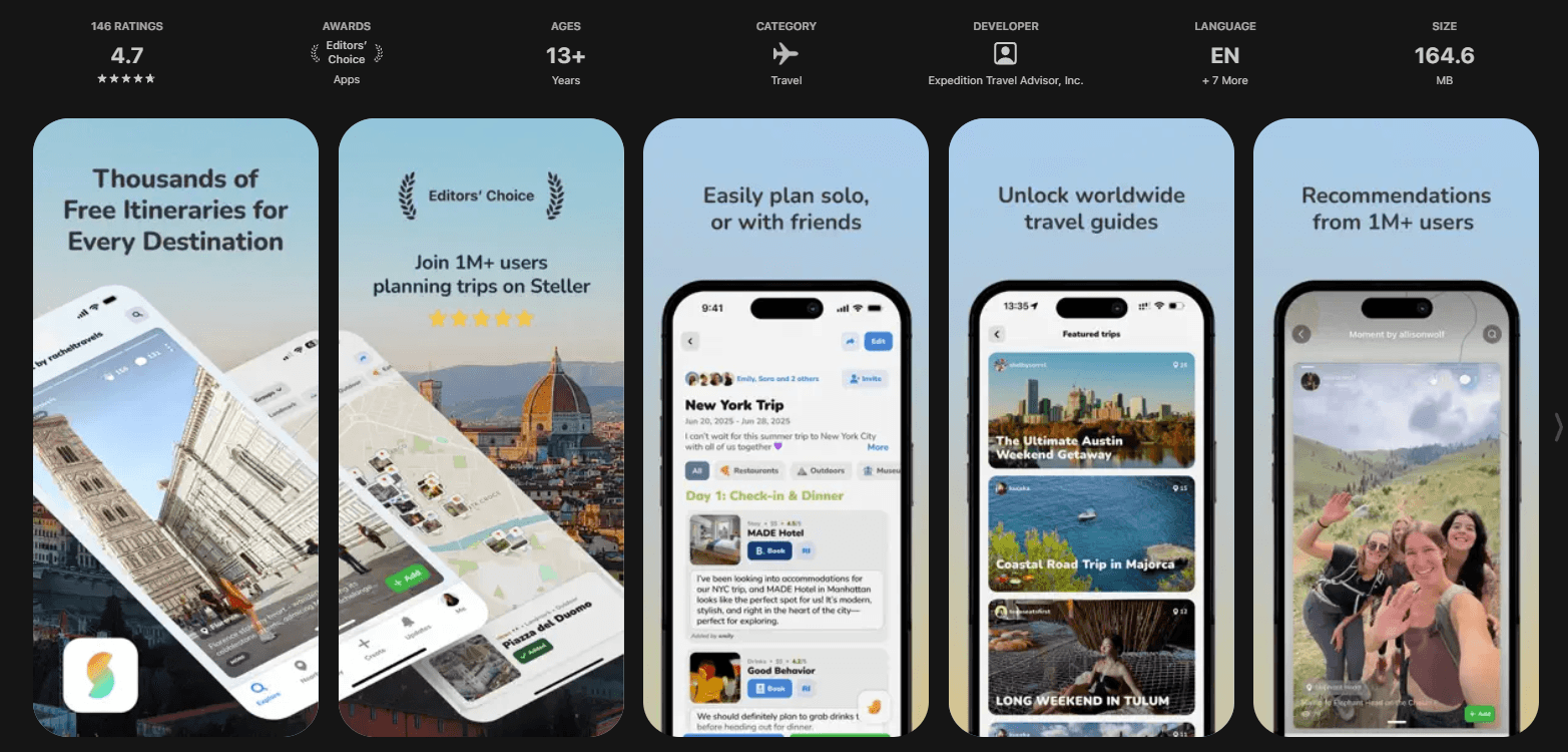 project-Steller: Travel & Trip Planner