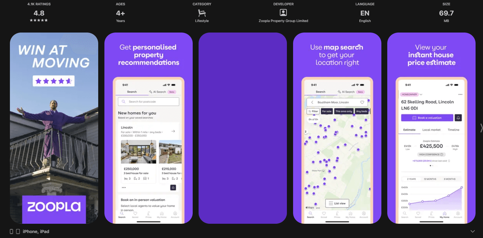 project-Zoopla: Home Property Search UK